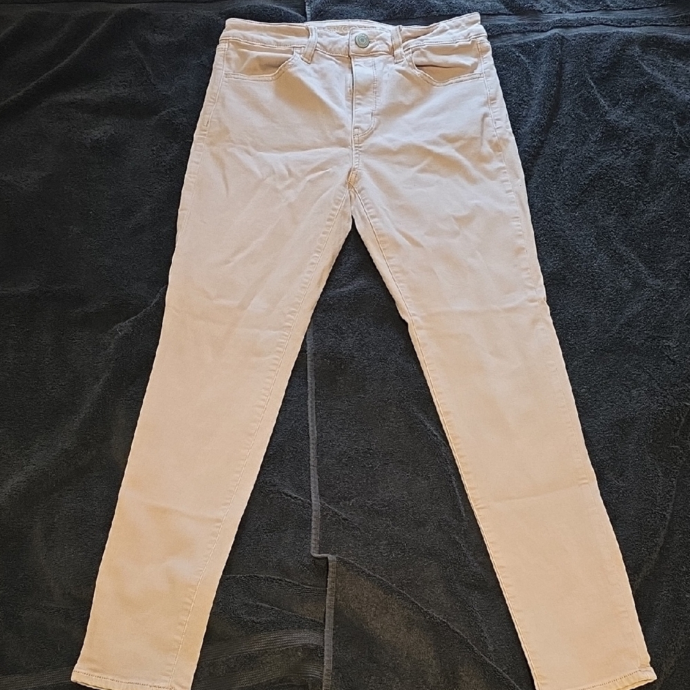 AMERICAN EAGLE Women's Pastel Pink Skinny Jeans